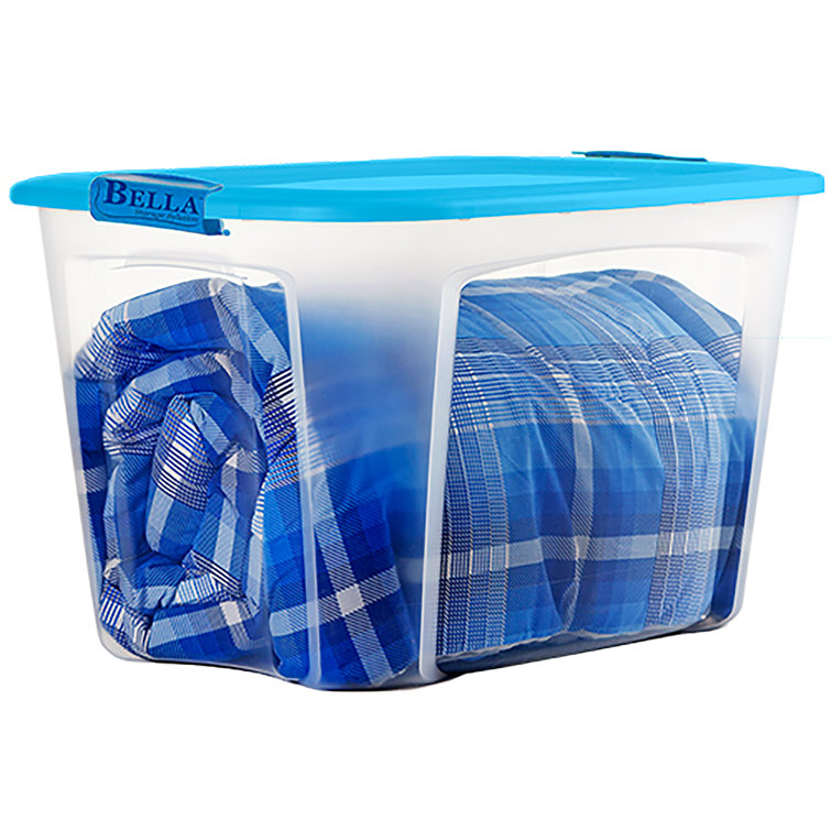 Bella Storage Solution 121 qt. Locking Lid Storage Box Wayfair